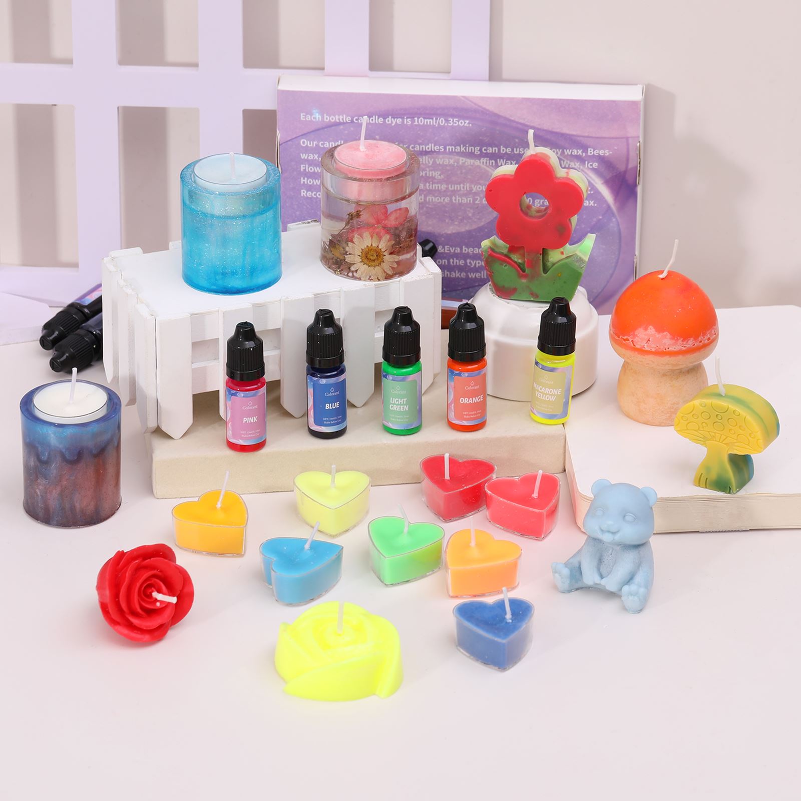 18/30 renk mum boyalar kiti sı - Candle Making Instructions incelemesi ve fiyatı